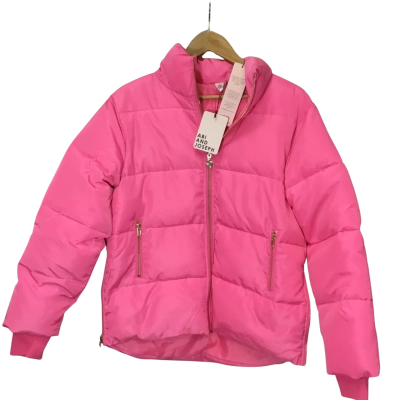  ABI AND JOSEPH Womens Size M Puffer Pink Jacket 