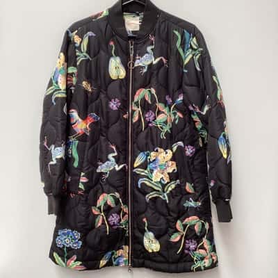 Gorman Womens  Size 14 Puffer Jacket Black  / Pattern 