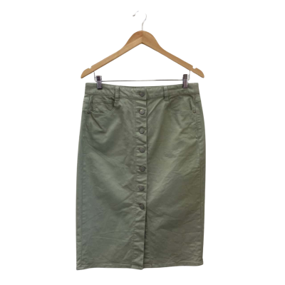 Sportscraft Womens  Size 10 Denim Skirt Green 
