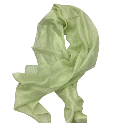  Vintage Womens  Size One Size Scarf Lime Green 50 x 140 cm.  