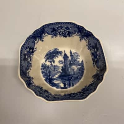 Embellish Anthony International Blue & White Small Bowl