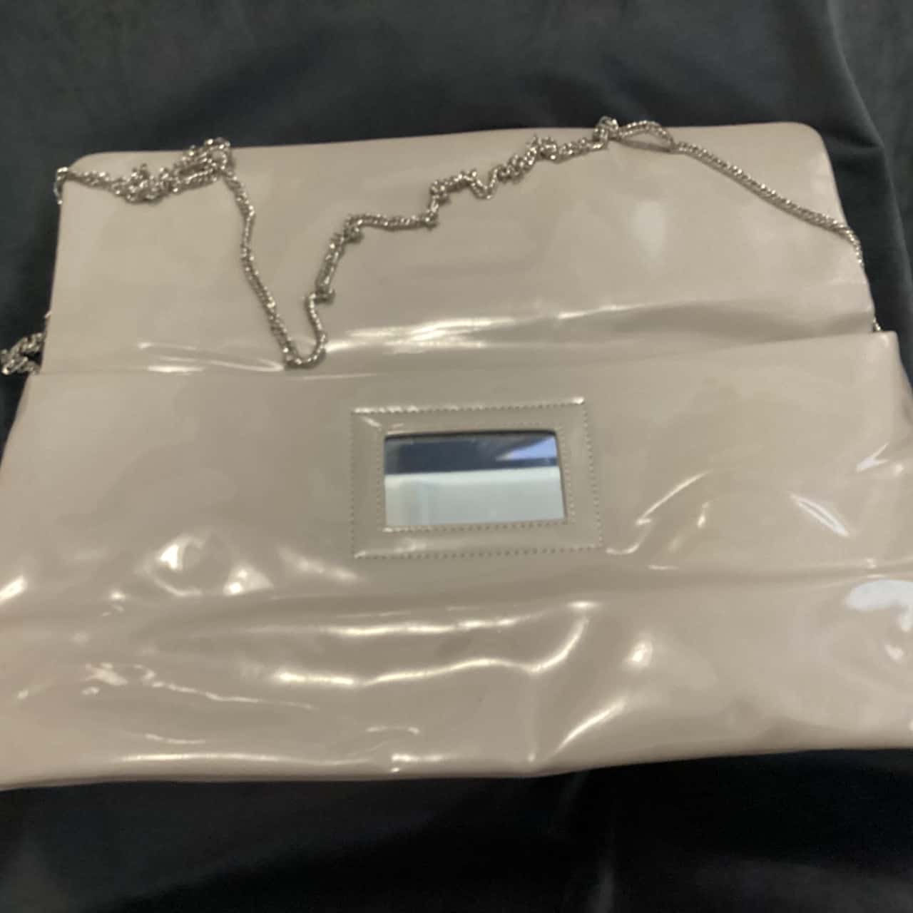 Pochette Portefeuille Wristlet Biacci USA - Beige Naturel - Fermeture Zip - Neuf Avec étiquettes