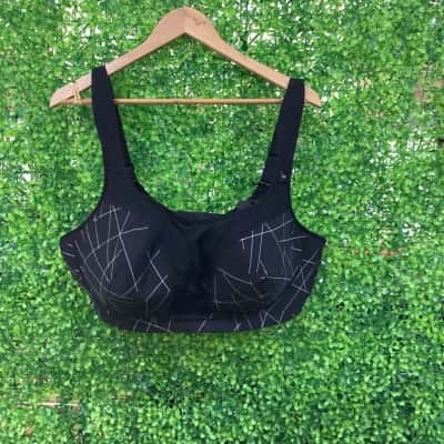 City Chic Womens  Size 20F Black  sports bra