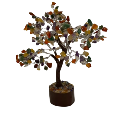 Tree of Life For Positive Energy Multicoloured Stones