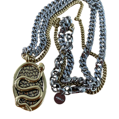 Mimco Serpentine Duo Strand Necklace 