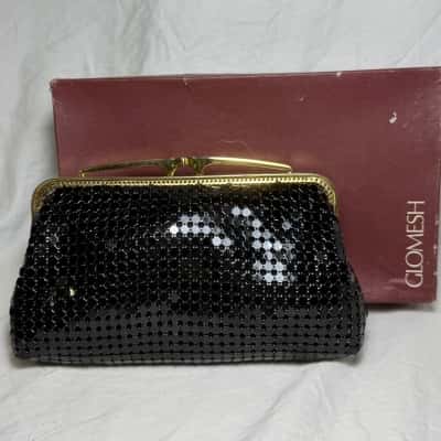 Glomesh Clutch Black  VINTAGE