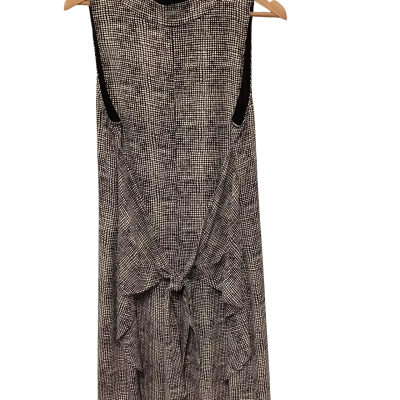 Veronika Maine Womens  Size 16 Sleeveless Dress  Black  / Cream 