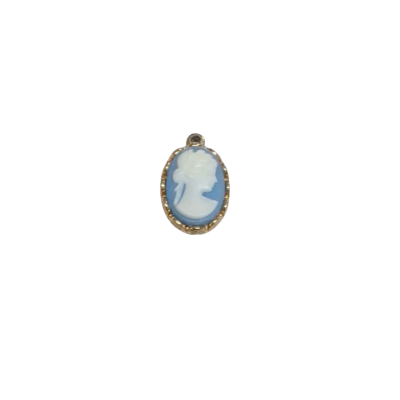 Avon Fashion Women's Blue Cameo Style Pendant