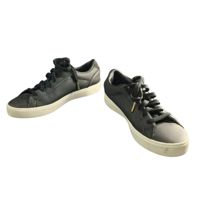 Adidas Womens  Size 38.5 Sneakers Black / White 