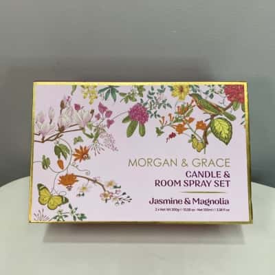 Morgan & Grace Candle & Room Spray boxed set 