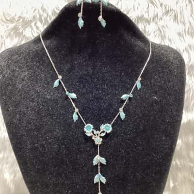  Womens Earrings / Necklace Blue / Other 