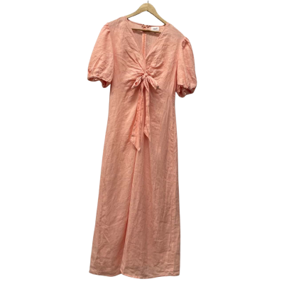 Seed Heritage Womens  Size 16 Casual Dress Peach 