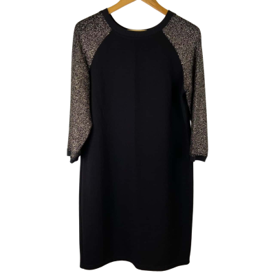 Charlie Brown Black & Gold Dress Size 10