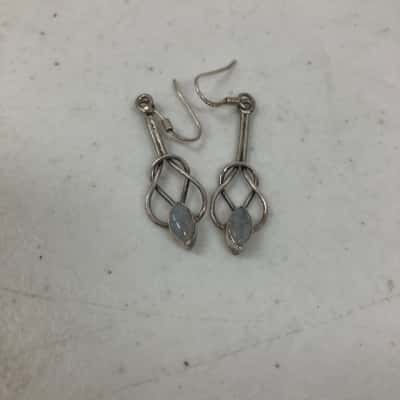 Women’s Moonstone Sterling Silver Earrings