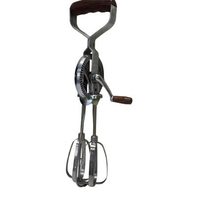 Vintage Prestige Stainless Steel Hand Whisk - England Circa 1950s