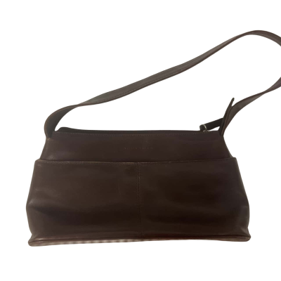 Anna Pelle Brown Leather Shoulder Bag 