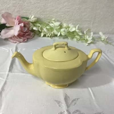 Vintage Johnson Bros “Goldendawn” Yellow Small Teapot