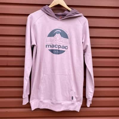 Macpac Girls Size 14 Mauve Hoodie 