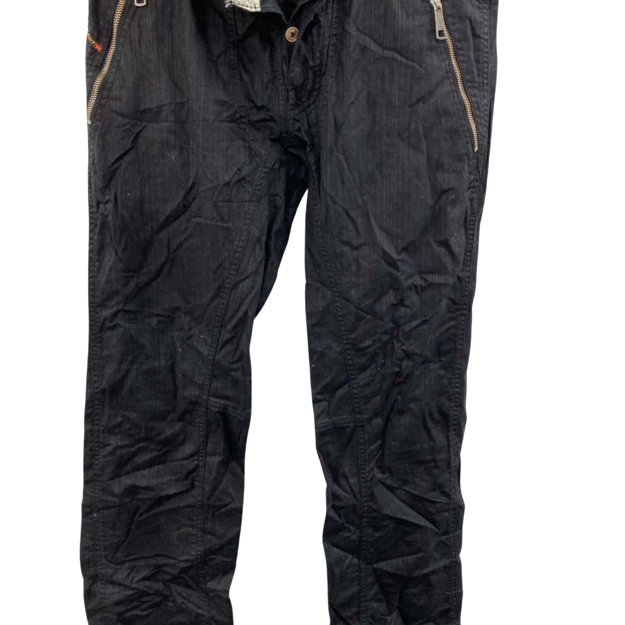 DS Belted Wind Black Pants 32
