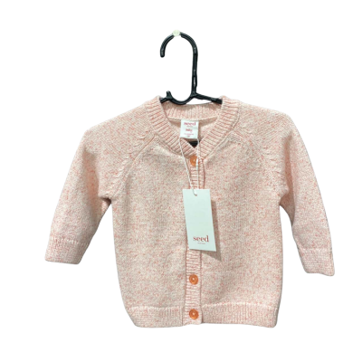 Seed Heritage Kids  Size 00 Cardigan Coral