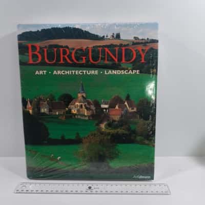 Burgundy Art Architecture Landscape Book Sealed As New Pre owned 