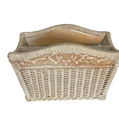 Rattan Newspaper & Magazine Rack