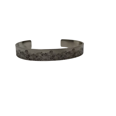 Unbranded Unisex Cuff Bracelet With A Message 