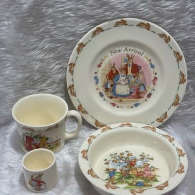 Royal Dolton 4 piece Bunnykins set 