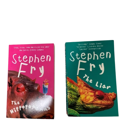 Stephen Fry Books x2 Hippopotamus And The Lair