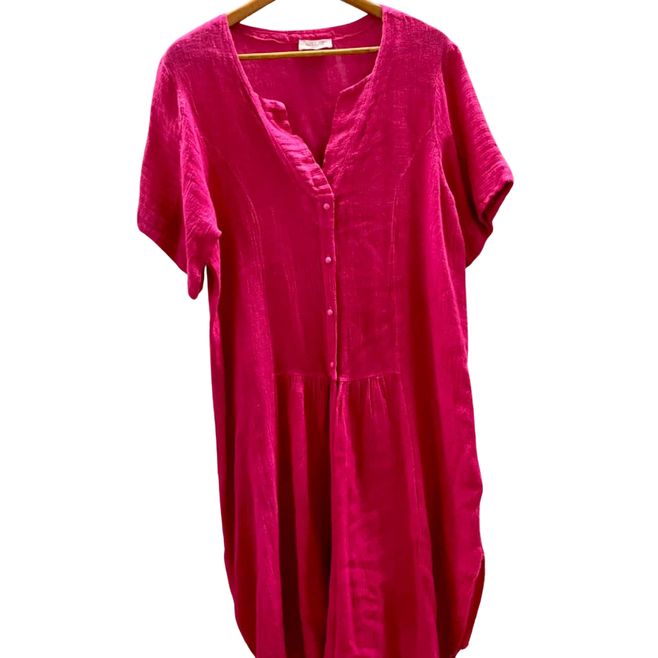 Imagine linen/cotton blend Size 16 Pink Dress (s)