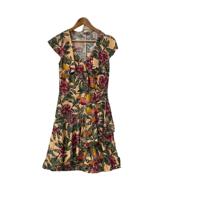 Leona Edmiston Womens  Size 8 Floral Midi Dress Floral / Multicoloured 