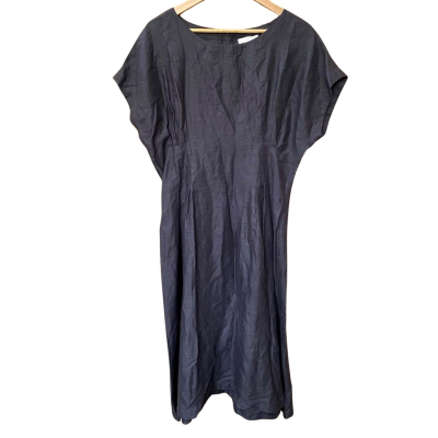Regatta Charcoal Grey Linen Dress Size 14