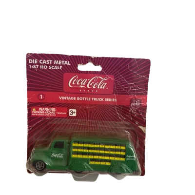 Die Cast Metal 1:87 HO Scale Coca Cola Vintage Bottle Truck 
