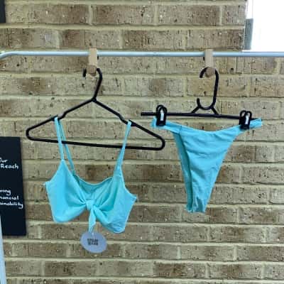 Princess Polly Womens Raquel baby blue set Size 10 