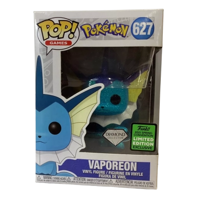Funko Pop! Games Pokémon Vaporeon (Diamond Glitter) #627