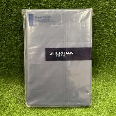 Sheridan Navy Pillowcases x 2 (New)