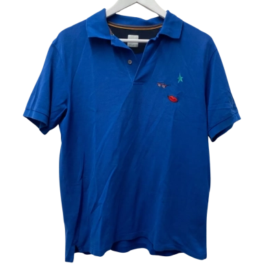 Paul Smith Mens  Size L Polo Shirt Blue 