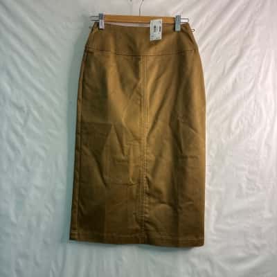 Colorado Womens  Size 6 Midi Skirt Brown 