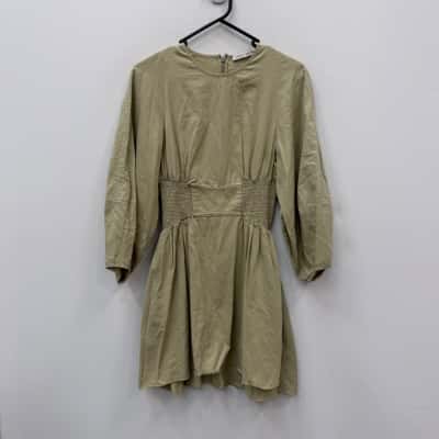 Camilla & Marc Willis Mini Dress - Khaki - Size 6 