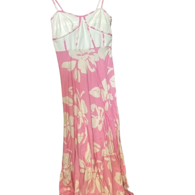 BY JOHNNY. Womens  Size 10 Cocktail Dress Champagne / Floral / Nude / Pink  