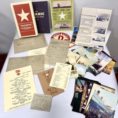 Titanic Collection Boxed Memorabilia Set – Mementos of the Maiden Voyage
