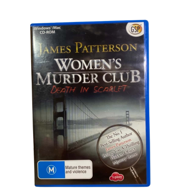 James Patterson Women’s Murder Club Death in Scarlet Windows/Mac CD-ROM 