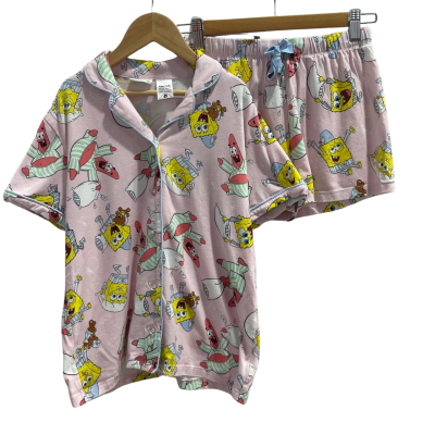 Peter Alexander Spongebob SquarePants Pajama set Size 10 