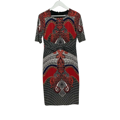 Anthea Crawford Womens  Size 10 Midi Dress Black  / Green / Navy Blue / Red / White 