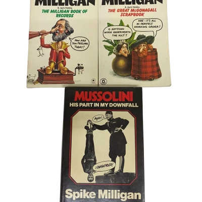 Vintage Spike Milligan’s Books x 3