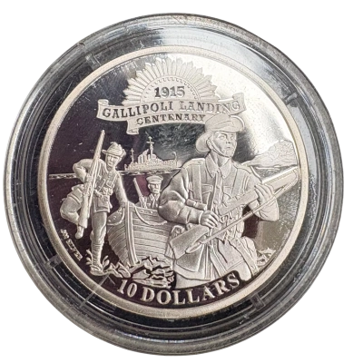 2015 Kiribati 10 Dollar Silver