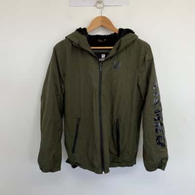 Lizard Khaki All Weather Jacket Size L 