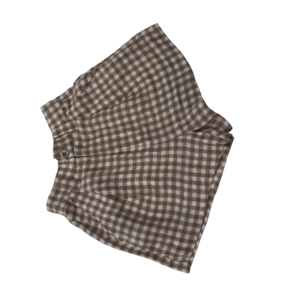 Ghanda Teen Brown Checked Shorts Size 10 / 11 