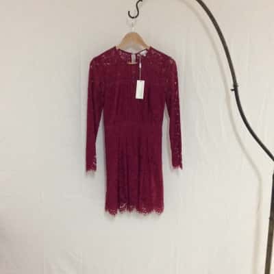 Tokito Women's  Size 8 Floral Dress Red 