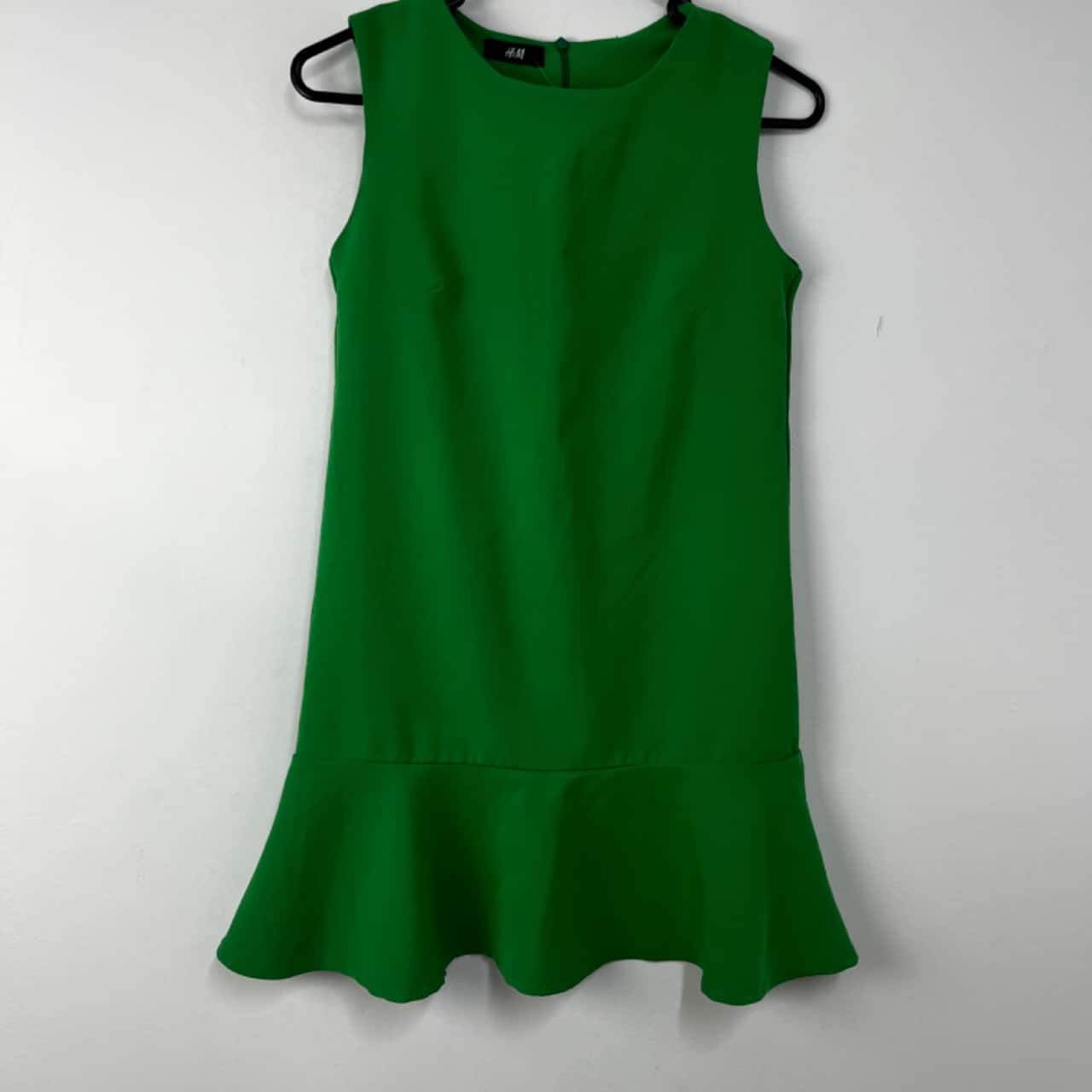 H&M Womens Sleeveless Dress Green (s)